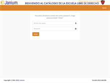 Tablet Screenshot of biblio02.eld.edu.mx